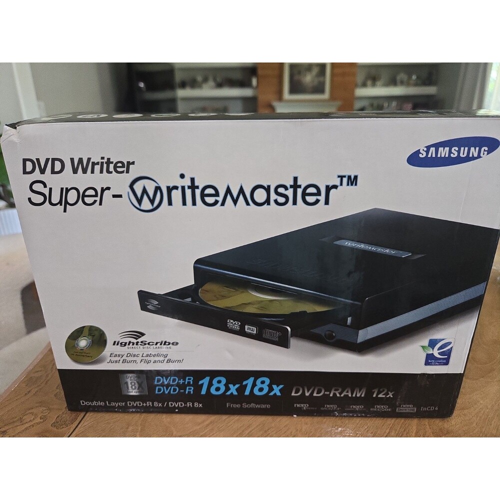 Samsung External DVD Super-Writemaster SE-S184 12X New